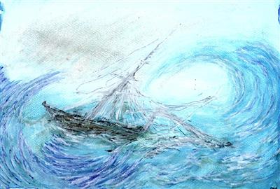 Wolfgang Chalupsky, „World ark“ (Weltenschiff) - Charity-Kunstauktion zugunsten von TwoWings „Releasing Human Potential“