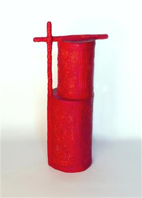 Herbert Flois, Roter Zylinder II - 11. Benefiz-Auktion für Delta Cultura Cabo Verde