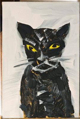 Herbert Brandl, “Tiki the cat“ - Charity-Kunstauktion zugunsten des Wiener Tierschutzvereins