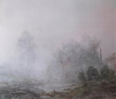 Paul Braunsteiner, "Im Nebel" - Charity-Kunstauktion zugunsten des Wiener Tierschutzvereins