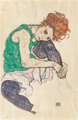 Nach Egon Schiele - Moderne und Zeitgenössische Druckgrafik