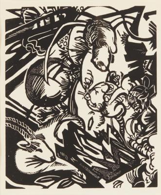 Franz Marc - Moderní umění grafika