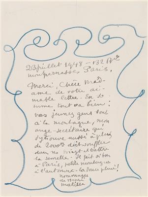 Henri Matisse * - Moderne und Zeitgenössische Kunst