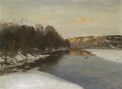 August Fink - Dipinti a olio e acquarelli del XIX secolo