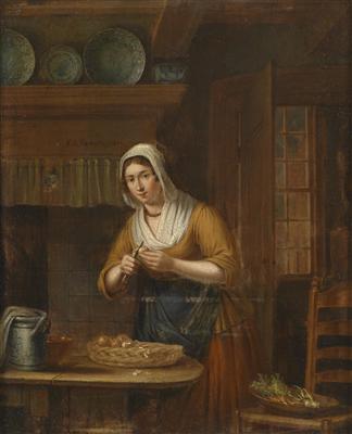 Elisabeth Alida van Haanen - Ölgemälde und Aquarelle des 19. Jahrhunderts