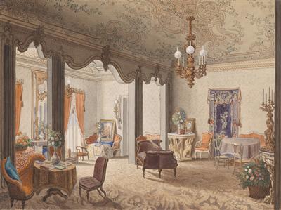 Watercolor artist, mid-19th century - Mistrovské kresby, Tisky do roku 1900, Akvarely a miniatury