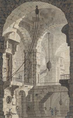 Follower of, Giovanni Battista Piranesi - Master Drawings, Prints before 1900, Watercolours, Miniatures