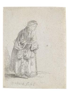 Rembrandt Harmensz van Rijn - Disegni e stampe fino al 1900, acquarelli e miniature