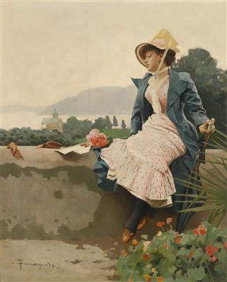 Arnaldo Ferraguti - 19th Century Paintings and Watercolours