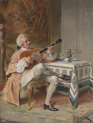 Bernhard Louis Borione - Dipinti a olio e acquarelli del XIX secolo