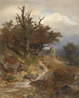 Eduard Peithner von Lichtenfels - 19th Century Paintings and Watercolours