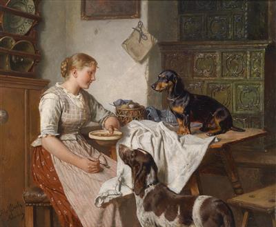 Adolf Eberle - 19th Century Paintings