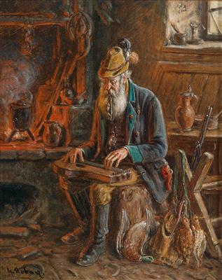 J. Urban circa 1900 - Dipinti a olio e acquarelli del XIX secolo