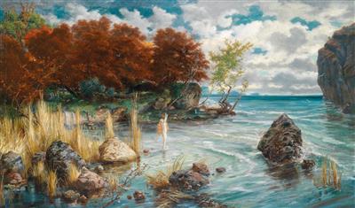 Artist about 1880 - Dipinti a olio e acquarelli del XIX secolo