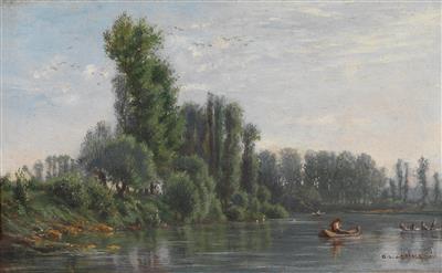 Georges Lanjol de la Fage - Dipinti a olio e acquarelli del XIX secolo