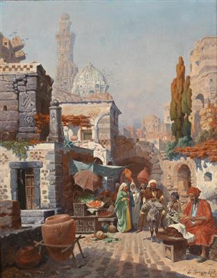 H. Urban, circa 1900 - Dipinti a olio e acquarelli del XIX secolo