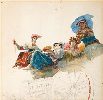 Pietro Barucci - 19th Century Paintings and Watercolours