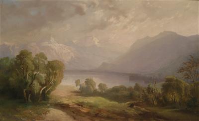 19th Century Swiss Alpine Painter - 19th Century Paintings and Watercolours