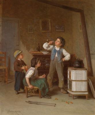 Theophile Emmanuel Duverger - Obrazy 19. století