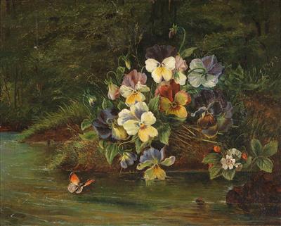 Emilie Mediz-Pelikan - Dipinti a olio e acquarelli del XIX secolo