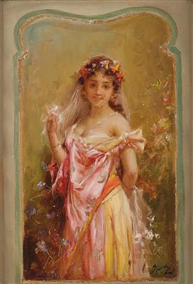 Hans Zatzka * - Dipinti a olio e acquarelli del XIX secolo