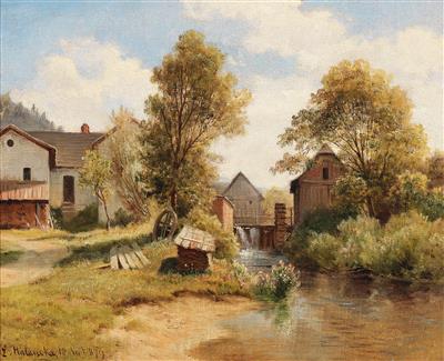 Ludwig Halauska - 19th century paintings and Watercolours