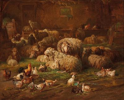 Louis Reinhardt - Dipinti a olio e acquarelli del XIX secolo