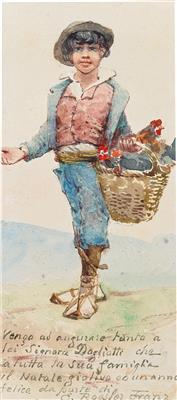 Ettore Roesler Franz - 19th Century Paintings and Watercolours