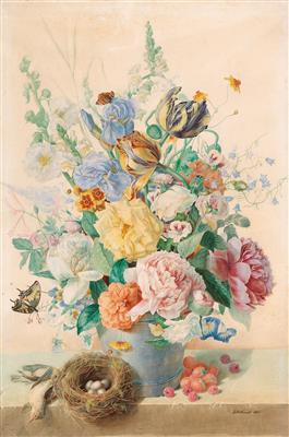 Jean Baptiste Fournel - Dipinti a olio e acquarelli del XIX secolo