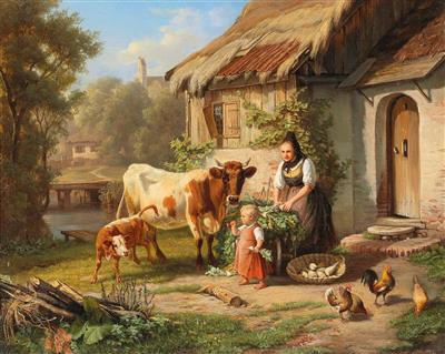 Johann Baptist Hofner - 19th Century Paintings and Watercolours