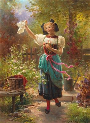 Hans Zatzka - Dipinti a olio e acquarelli del XIX secolo