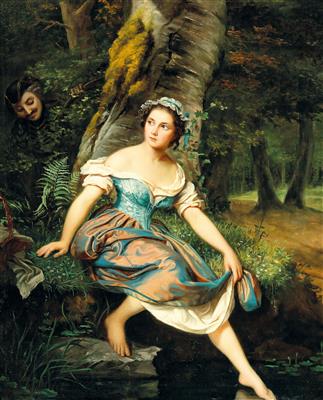 Marie Adelheid Kindt - Dipinti a olio e acquarelli del XIX secolo