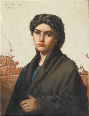 Giuseppe Ghedina - 19th Century Paintings and Watercolours