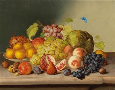 Johann Georg Seitz - Dipinti a olio e acquarelli del XIX secolo