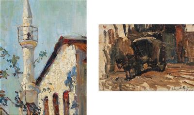 Rudolf Schweitzer-Cumpana * - Dipinti a olio e acquarelli del XIX secolo