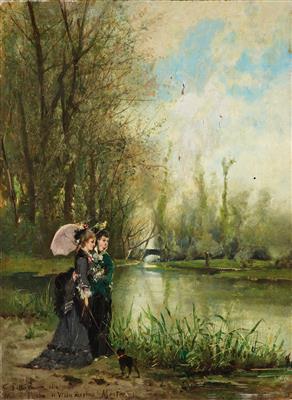 Carlo Pittara - Gemälde des 19. Jahrhunderts