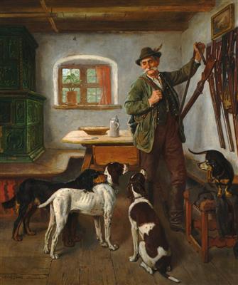 Adolf Eberle - 19th Century Paintings