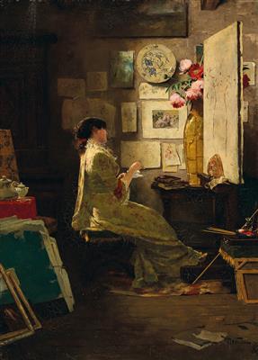 Edouard John Menta - Obrazy 19. století