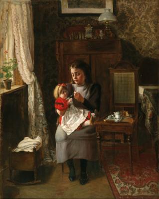 Anton Seitz - Olejomalby a akvarely 19. století