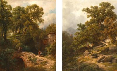 Gottfried Seelos - Olejomalby a akvarely 19. století