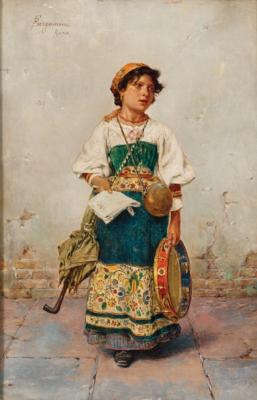 Francesco Bergamini - Dipinti a olio e acquarelli del XIX secolo