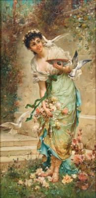 Hans Zatzka - 19th Century Paintings