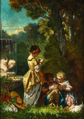 Faustin Besson - Dipinti a olio e acquarelli del XIX secolo
