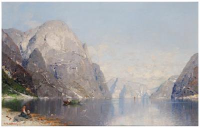 Georg Anton Rasmussen - Ölgemälde und Aquarelle des 19. Jahrhunderts