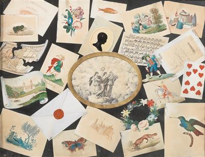 Ungarn, Mitte 19. Jahrhundert - Mistrovské kresby, Tisky do roku 1900, Akvarely a miniatury