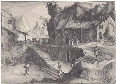 Claes Jansz. Visscher - Disegni e stampe fino al 1900, acquarelli e miniature