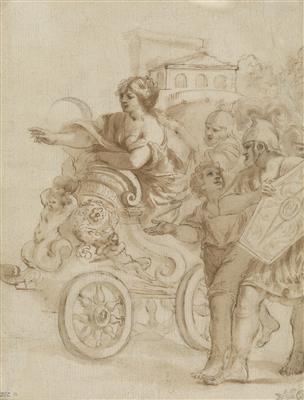 Giovanni Francesco Romanelli - Disegni e stampe fino al 1900, acquarelli e miniature