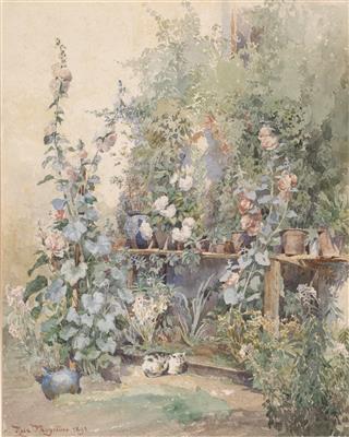 Rosa Mayreder - Mistrovské kresby, Tisky do roku 1900, Akvarely a miniatury