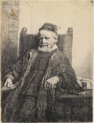 Rembrandt Harmensz van Rijn - Mistrovské kresby, Tisky do roku 1900, Akvarely a miniatury