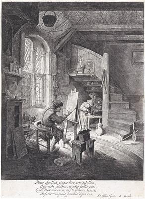 Adriaen Jansz. van Ostade - Meisterzeichnungen und Druckgraphik bis 1900, Aquarelle, Miniaturen